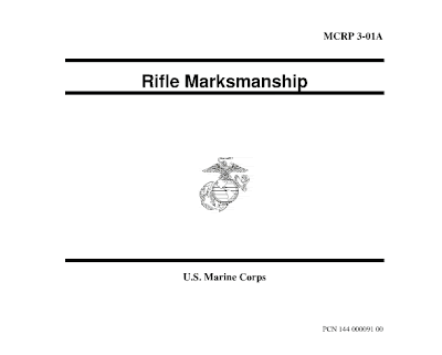 USMC Marines Manual - Rifle Marksmanship